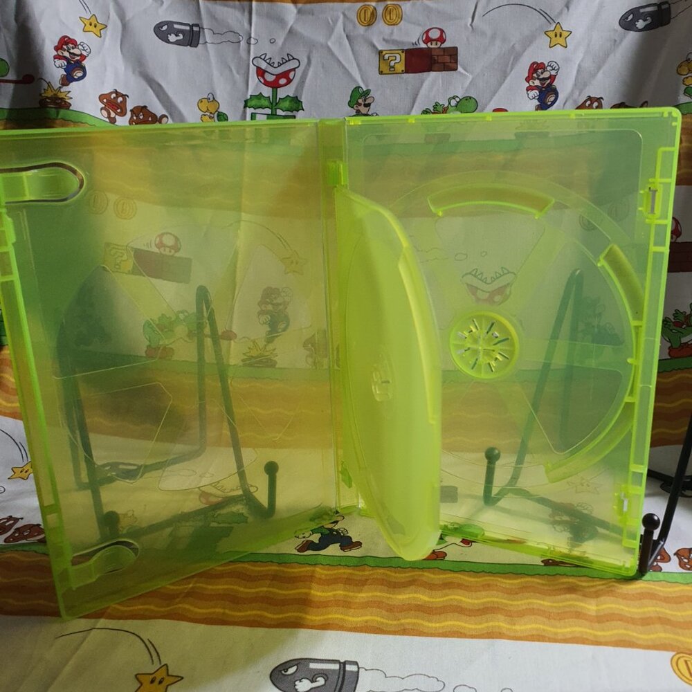 Replacement Green Authentic Xbox 360 Case Disc Empty 2-Disc Double DVD Games OEM